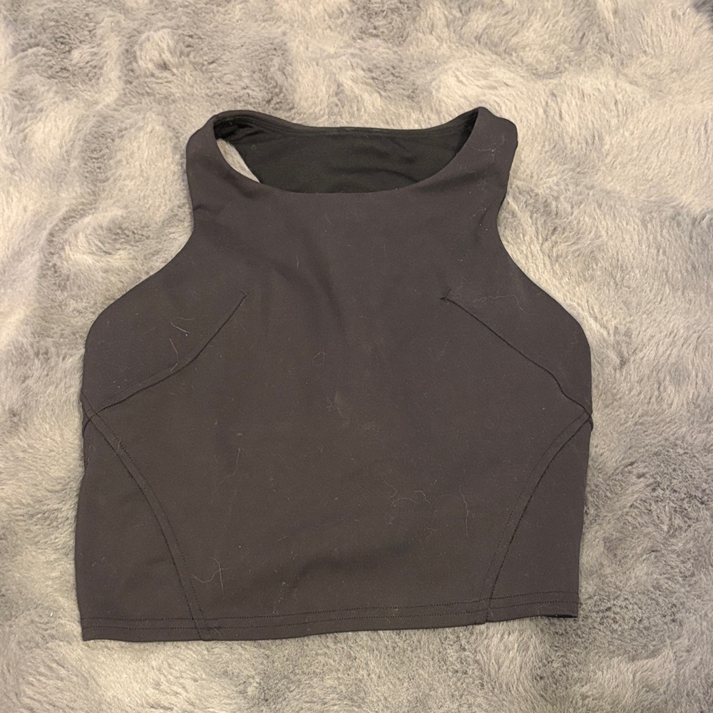 Women's Black lululemon tank top